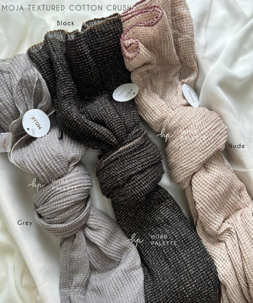 Textured Cotton Crushed Hijab