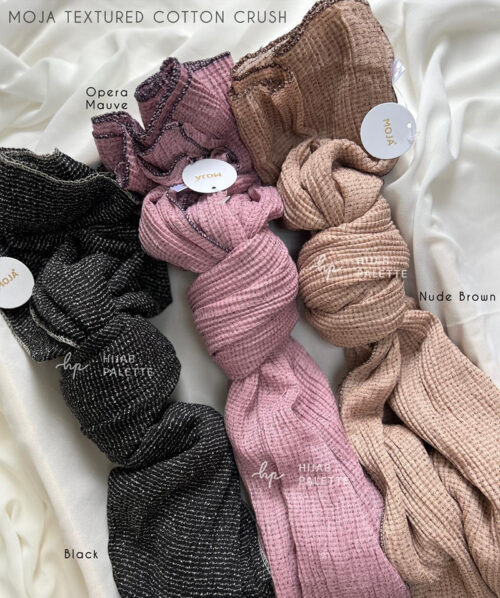 Textured Cotton Crushed Hijab