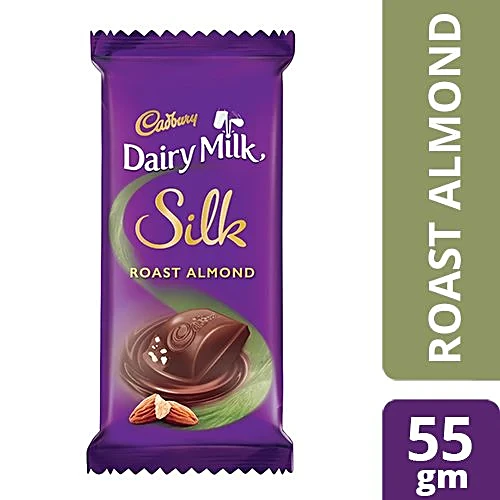 Cadbury Dairy Milk Silk Roast Almond 55 Gm
