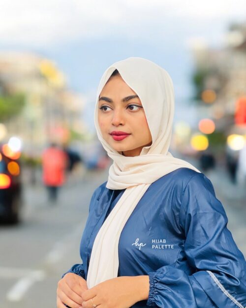 Light Ivory MOJA Malaysian Georgette