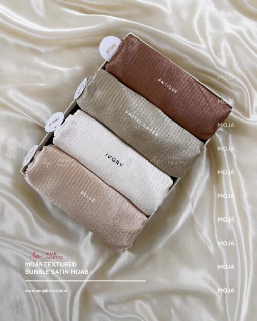 MOJA Textured Bubble Satin