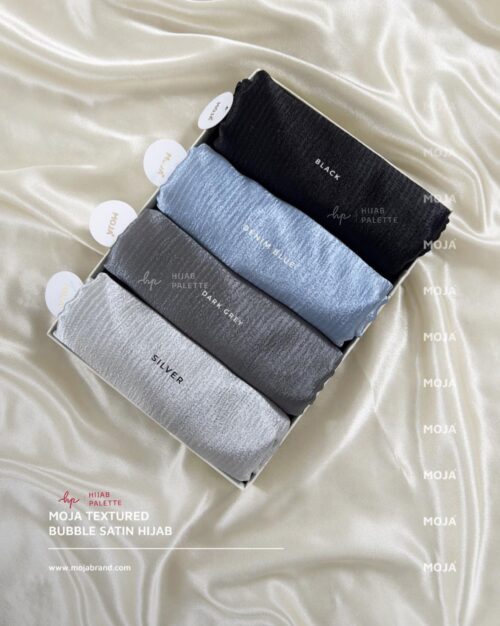 MOJA Textured Bubble Satin