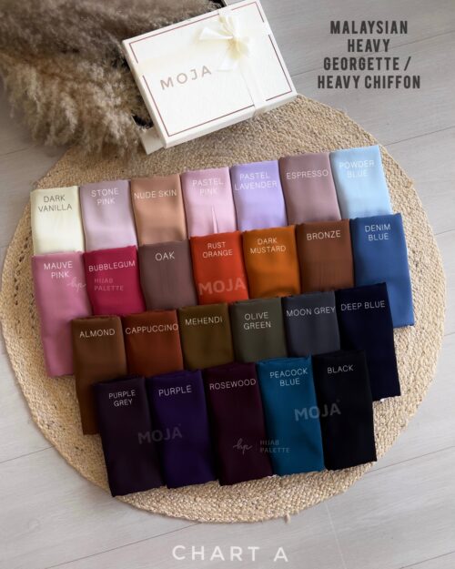 MOJA Malaysian Georgette 2m 75cm New