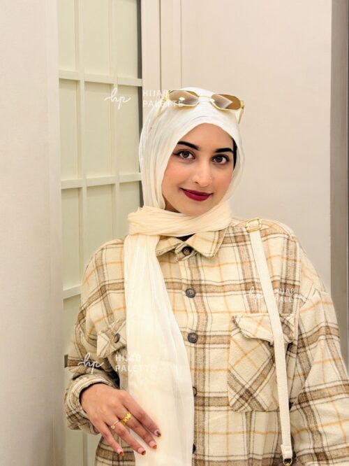 MOJA OFF WHITE ORGANZA SHIMMER