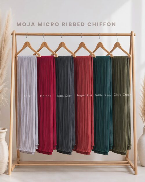 MOJA MICRO RIBBED CHIFFON