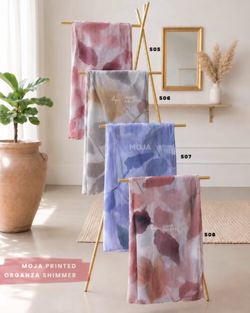 MOJA PRINTED ORGANZA SHIMMER
